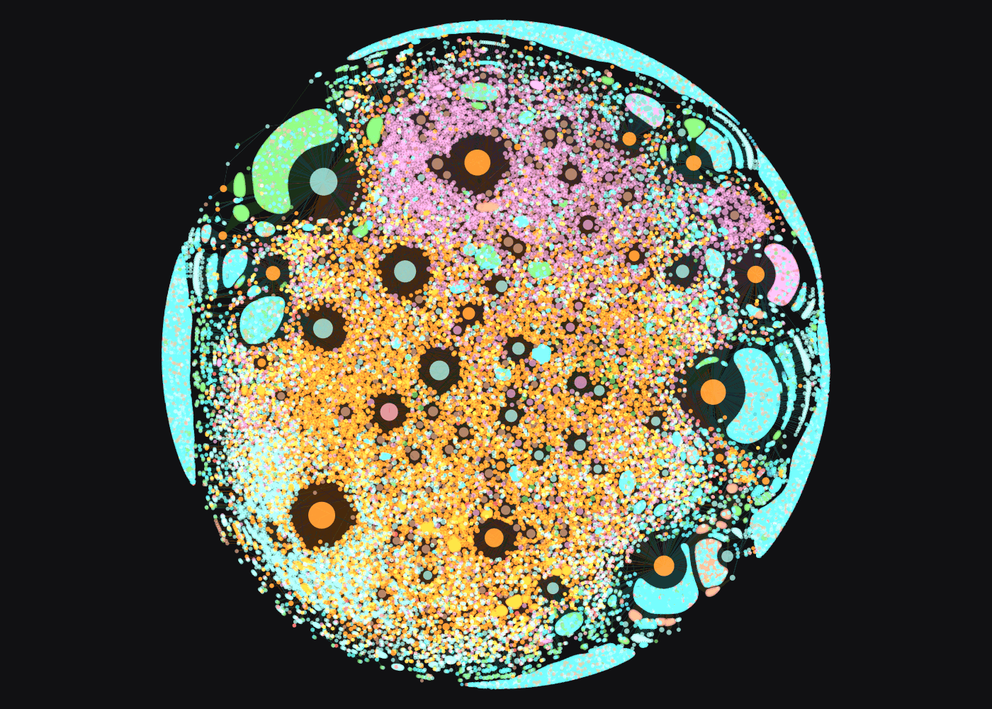 The full EOAS graph rendered with the sigma renderer